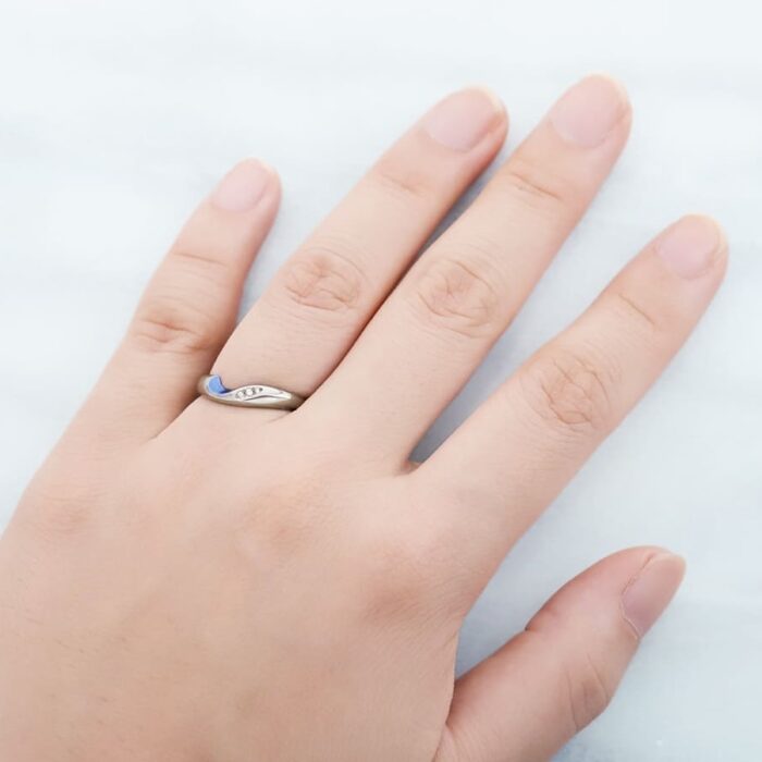 SORAの結婚指輪　リップル