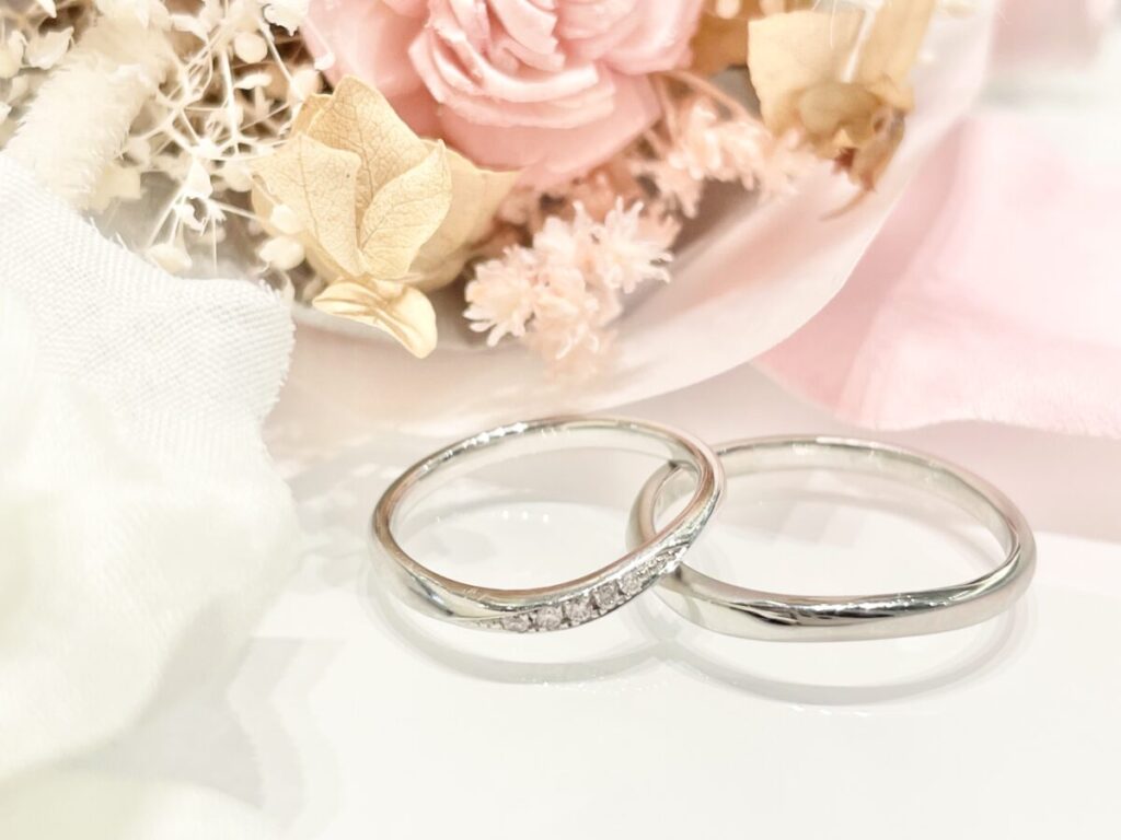 カフェリング　ローブドゥマリエ　結婚指輪