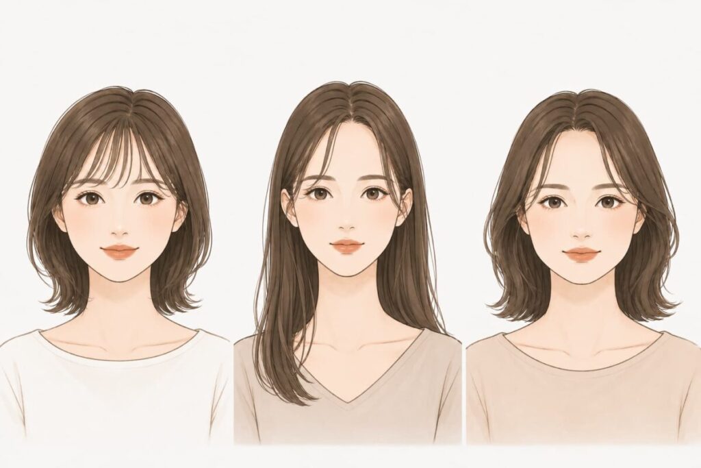女性の顔タイプ　イメージ画像