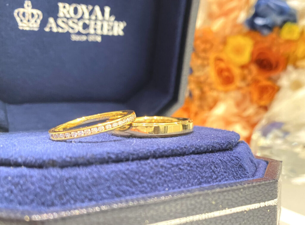 ロイヤル・アッシャー結婚指輪JRA0202