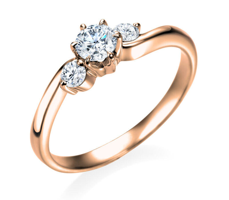ロイヤル・アッシャーの婚約指輪　ERA680