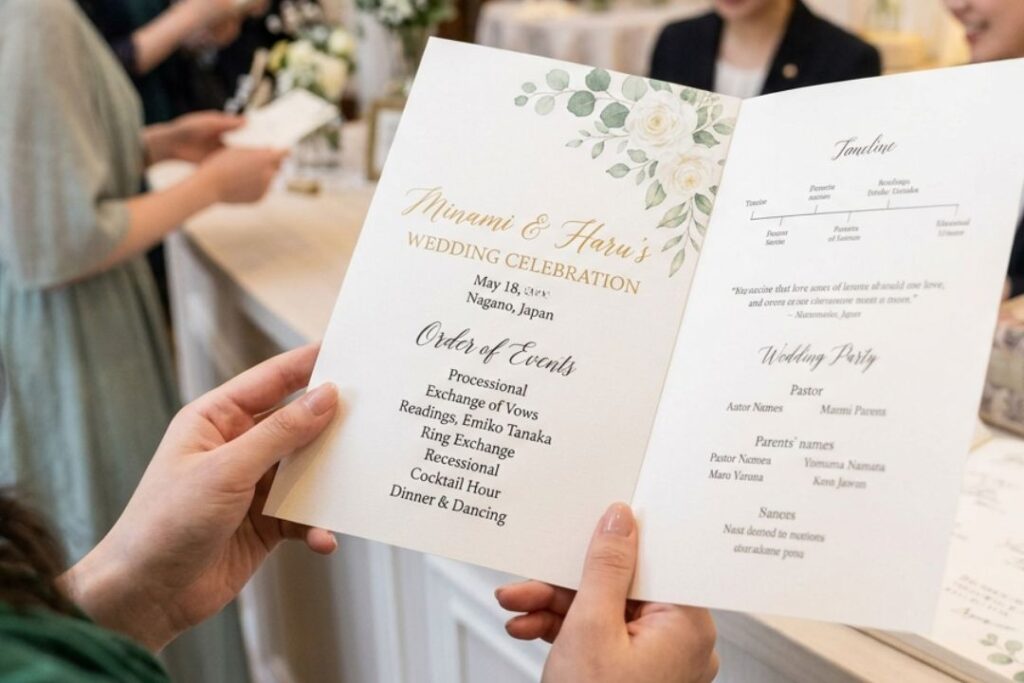 結婚式　ペーパーアイテム