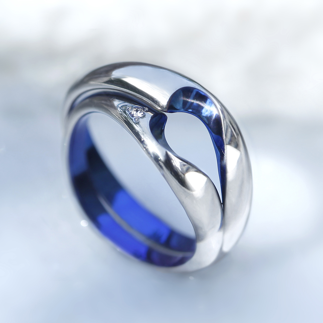 SORAの結婚指輪　リップル