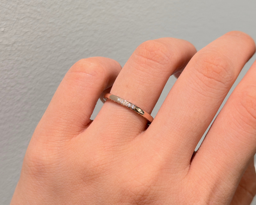 フィッシャーの結婚指輪9751076　キャラメルゴールド