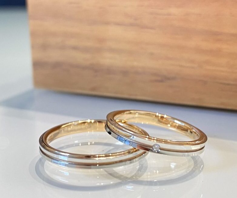 ポンテヴェキオの結婚指輪　コロラート