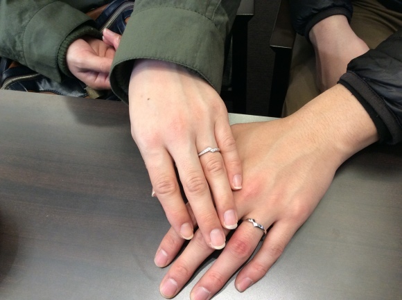 新潟で俄(にわか)『綾あや』結婚指輪をご購入のお二人 | ISSHINDO